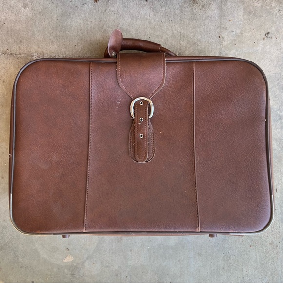 Vintage Luggage Suitcase - Picture 1 of 3